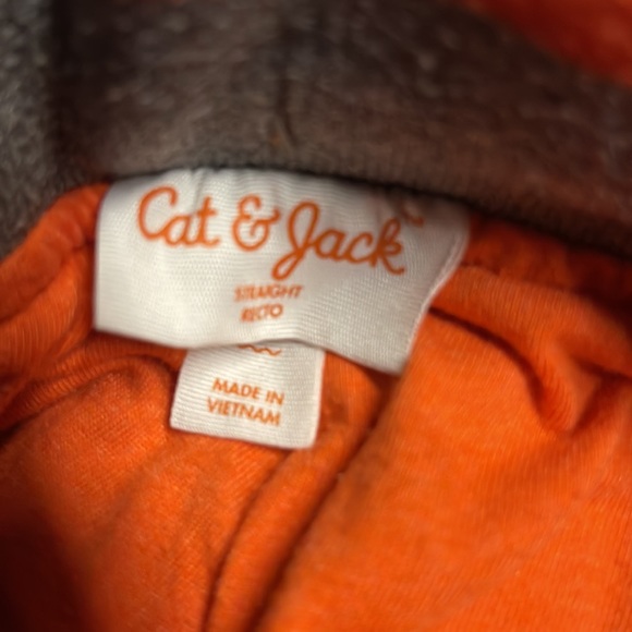 Cat and Jack boys size 8-10 pull on green cargo pants - Picture 3 of 4